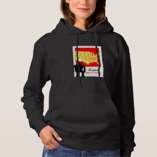 Arizona Cryptid Home van de Mogollon Monster Hoodie