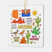 Arizona Custom Family Trip Christmas Keramisch Ornament (Links)