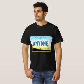 Arizona Custom License Bord T-shirt (Voorkant volledig)