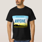 Arizona Custom License Bord T-shirt (Voorkant)