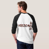 Arizona Dad | Ombre Pattern Vaderdag T-shirt (Achterkant volledig)