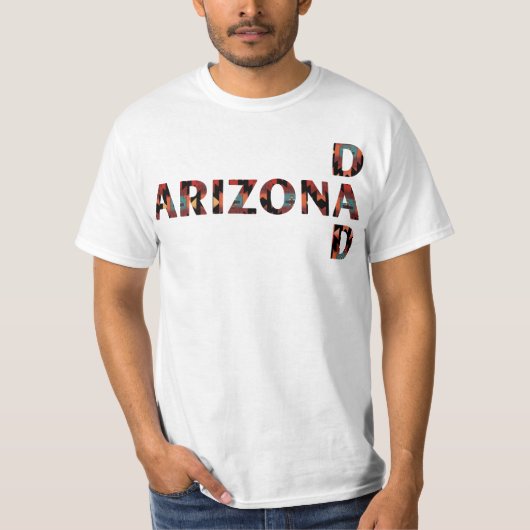 Arizona Dad Vaderdag Gift for Men T-shirt (Voorkant)