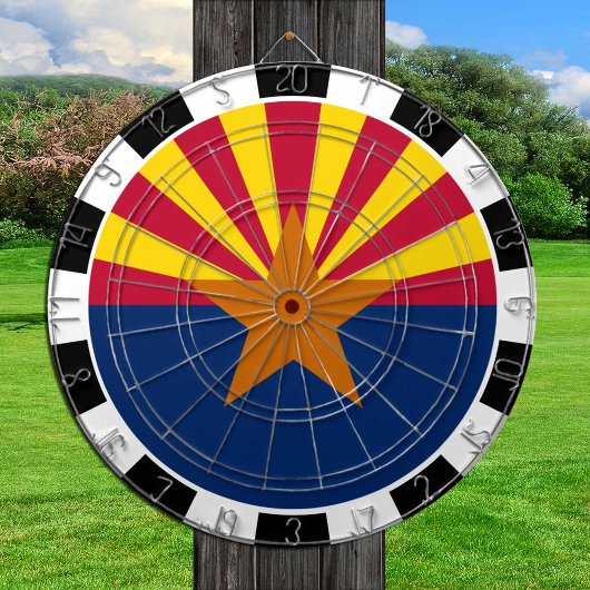 Arizona Dartboard USA & Arizona Flag/game board Dartbord