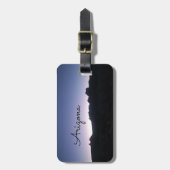 Arizona Dawn Light over Mountain Bagagelabel (Voorkant verticaal)