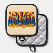 Arizona de Grand Canyon-staat Pannenlap (Voorkant / Achterkant)