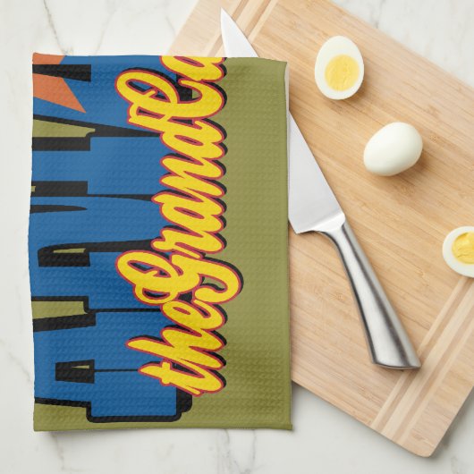 Arizona de Grand Canyon-staat Theedoek (Quarter Fold)