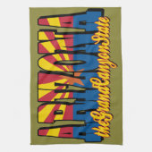 Arizona de Grand Canyon-staat Theedoek (Verticaal)