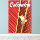 Arizona de kopere staat vintage reisposter canvas afdruk (Insitu (Houten vloer))