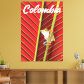 Arizona de kopere staat vintage reisposter canvas afdruk (Insitu (Woonkamer))