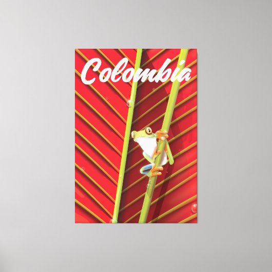 Arizona de kopere staat vintage reisposter canvas afdruk (Voorkant)