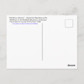 Arizona De Sonoran-woestijnberg Digitale Kunst Briefkaart (Achterkant)