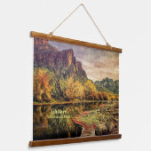 Arizona De Sonoran-woestijnberg Digitale Kunst Hangend Wandkleed (Gebogen)