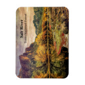 Arizona De Sonoran-woestijnberg Digitale Kunst Magneet (Verticaal)