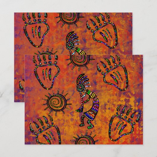 Arizona Desert Art Briefkaart (Voorkant / Achterkant)