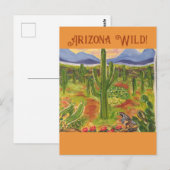 Arizona Desert Art Briefkaart (Voorkant / Achterkant)