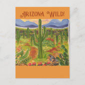 Arizona Desert Art Briefkaart (Voorkant)