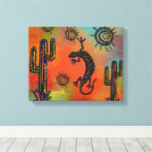 Arizona Desert Art Canvas Afdruk (Insitu (Houten vloer))