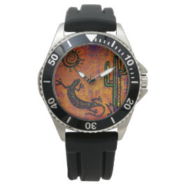 Arizona Desert Art Horloge