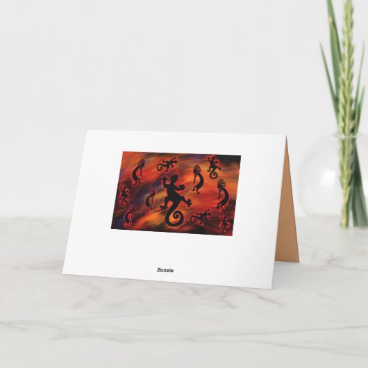 Arizona Desert Art Kaart (Achterkant)