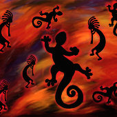 Arizona Desert Art Kaart