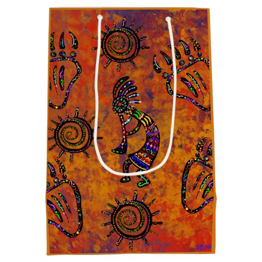 Arizona Desert Art Medium Cadeauzakje (Achterkant)