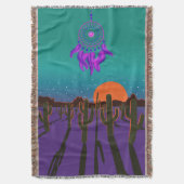 Arizona Desert at Night beroemd gemaakt door Paars Deken (Voorkant Verticaal)