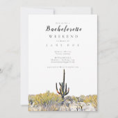Arizona Desert Bachelorette Kaart (Voorkant)