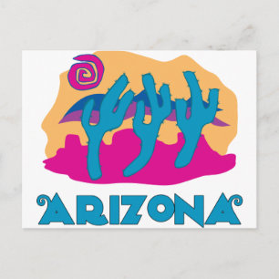 Arizona Desert Blue Briefkaart