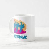 Arizona Desert Blue Koffiemok (Voorkant links)