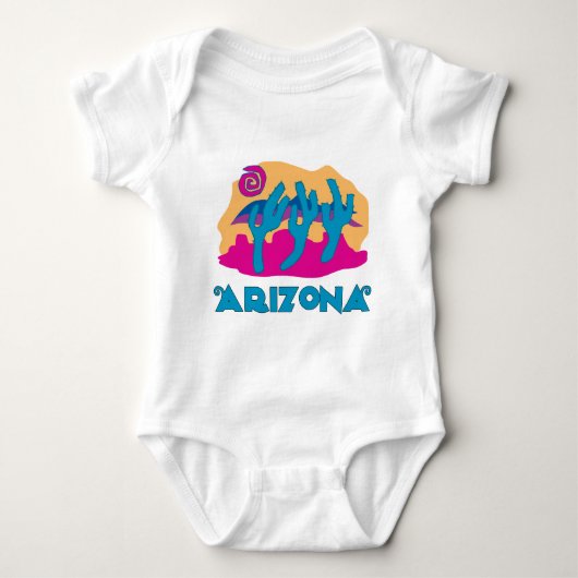 Arizona Desert Blue Romper (Voorkant)