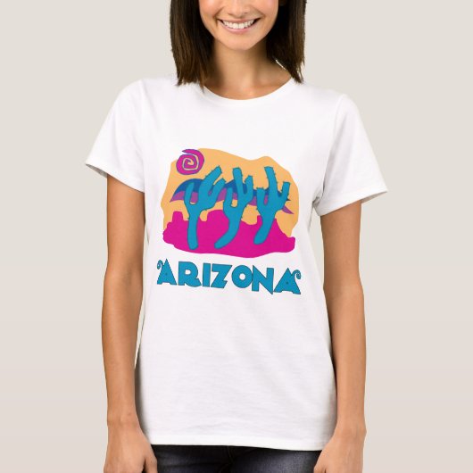 Arizona Desert Blue T-shirt (Voorkant)