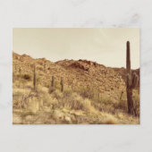 Arizona Desert Briefkaart (Voorkant)