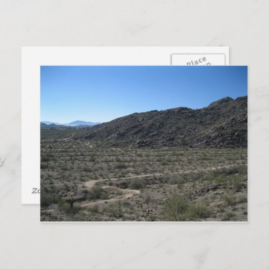 Arizona Desert Briefkaart (Voorkant / Achterkant)