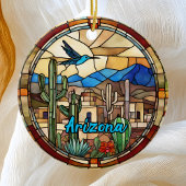 Arizona Desert Cactus Keramisch Ornament