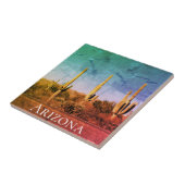 Arizona Desert Cactus Southwest Tegeltje (Zijkant)