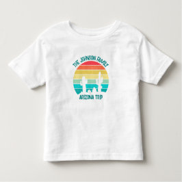 Arizona Desert Cactus Sunset Custom Trip Kinder Shirts