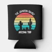 Arizona Desert Cactus Sunset gepersonaliseerd Blikjeskoeler (Achterkant)