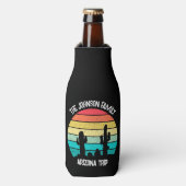 Arizona Desert Cactus Sunset gepersonaliseerd Flesjeskoeler (Fles Voorkant)