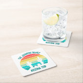 Arizona Desert Cactus Sunset gepersonaliseerd Kartonnen Onderzetters (Insitu)