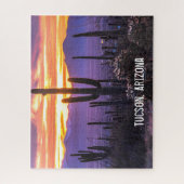 Arizona Desert Cactus Sunset Natuur Foto Souvenir Legpuzzel (Verticaal)