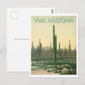  Arizona Desert Cactus Travel Briefkaart (Voorkant / Achterkant)