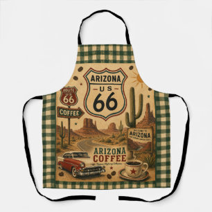 Arizona Desert Coffee Kitchen Route 66 Schort