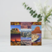 Arizona Desert Collage Briefkaart (Staand voorkant)