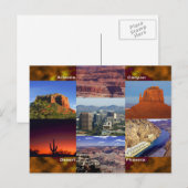 Arizona Desert Collage Briefkaart (Voorkant / Achterkant)