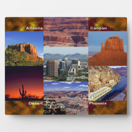 Arizona Desert Collage Fotoplaat