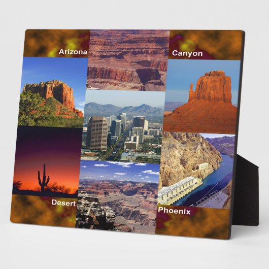 Arizona Desert Collage Fotoplaat (Zijkant)