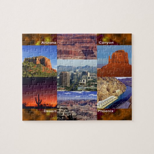 Arizona Desert Collage Legpuzzel (Horizontaal)