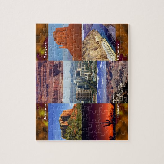 Arizona Desert Collage Legpuzzel (Verticaal)