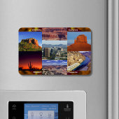 Arizona Desert Collage Magneet