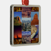 Arizona Desert Collage Metalen Ornament (Rechts)